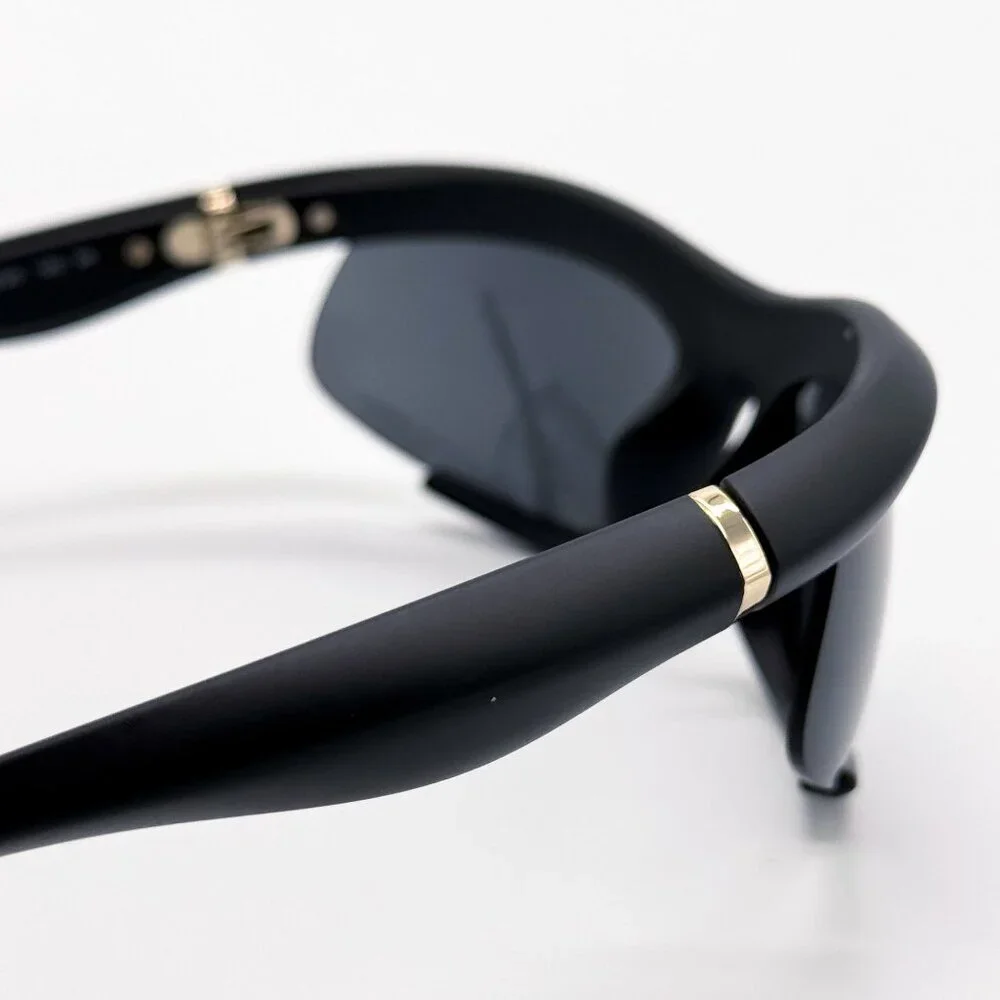 NEW BURBERRY SUNGLASSES BLACK UNISEX BE4462 3452/87 BE4462 345287 FABRIC CHAIN